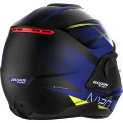 Casque modulaire N120-1 NIGHTLIFE N-COM 28 bleu mat