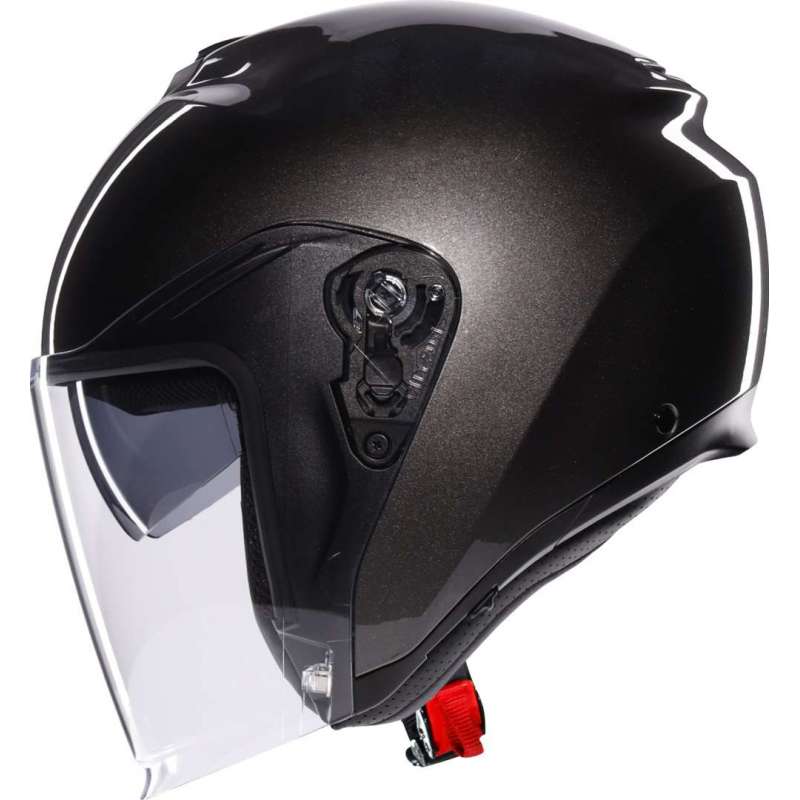 Casque jet Irides Mono Uni gris