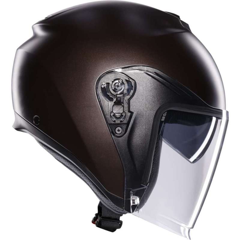 Casque jet Irides Mono Uni bronze