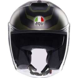 Casque AGV jet Irides Sakai mat-vert-noir