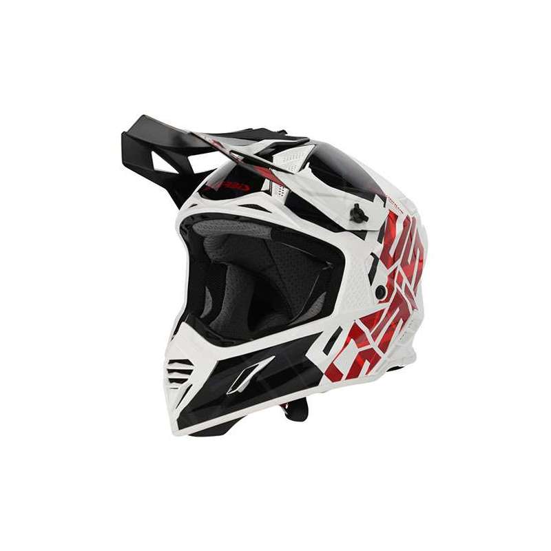 ACERBIS CASQUE OFFROAD X-TRACK NOIR  BLANC  BRILLANT