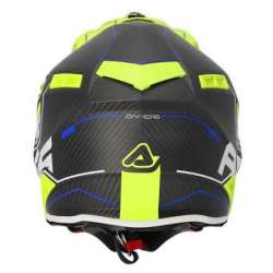 ACERBIS CASQUE OFFROAD STEEL CARBON NOIR  JAUNE FLUO  MAT