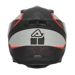 ACERBIS CASQUE ENDURO REACTIVE 22-06 NOIR  ROUGE  MAT