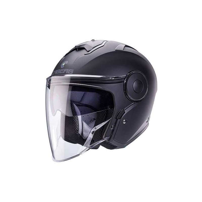 CABERG CASQUE JET SOHO NOIR  MAT