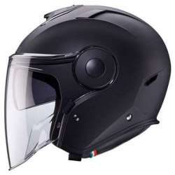 CABERG CASQUE JET SOHO NOIR  MAT