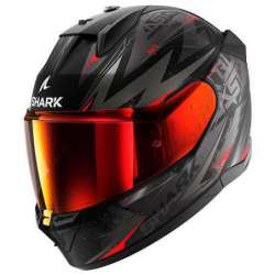 SHARK CASQUE INTÉGRAL D-SKWAL 3 BLAST-R  NOIR  ROUGE  GRIS  MAT
