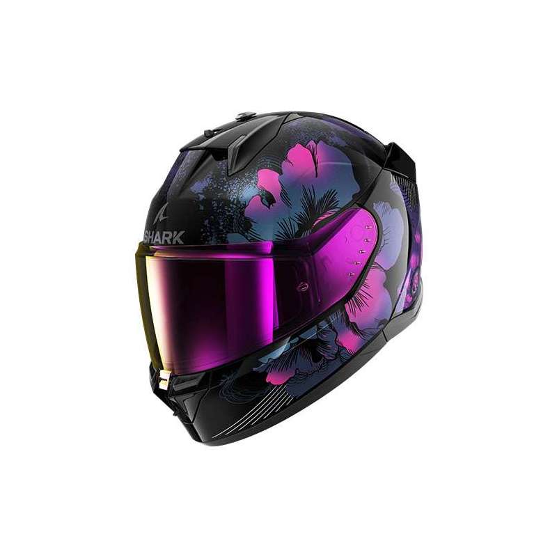 SHARK CASQUE INTÉGRAL D-SKWAL 3 MAYFER  NOIR  VIOLET  BRILLANT