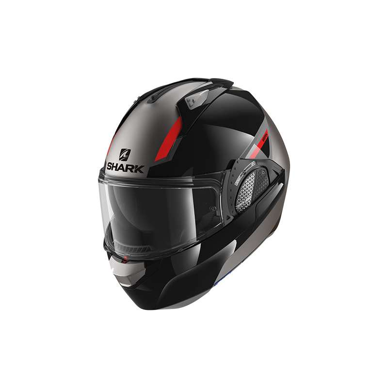 SHARK CASQUE INTÉGRAL RIDILL 2 BERSEK  NOIR  ROUGE  BRILLANT