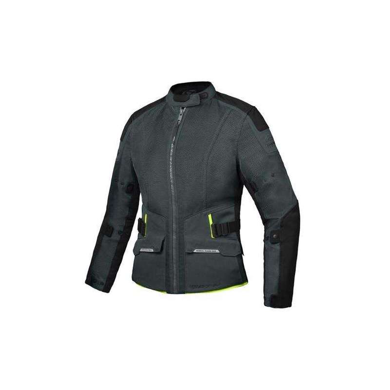 Veste IXON M-NJORD LADY VERTTACTIQUE/NOIR/JAUNE