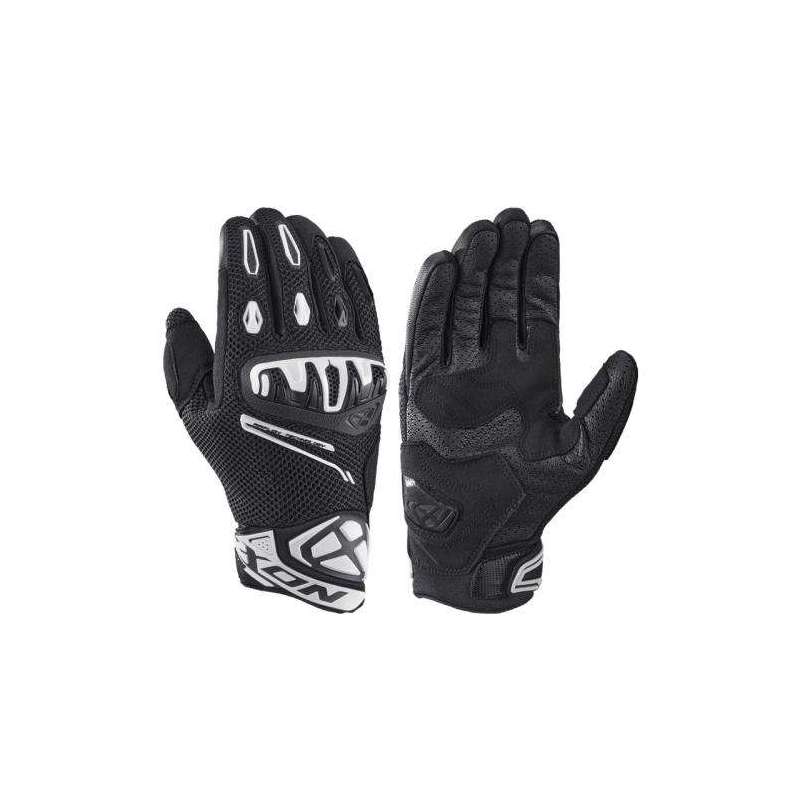 Handschuhe IXON MIRAGE AIRFLOW Schwarz/Weiß