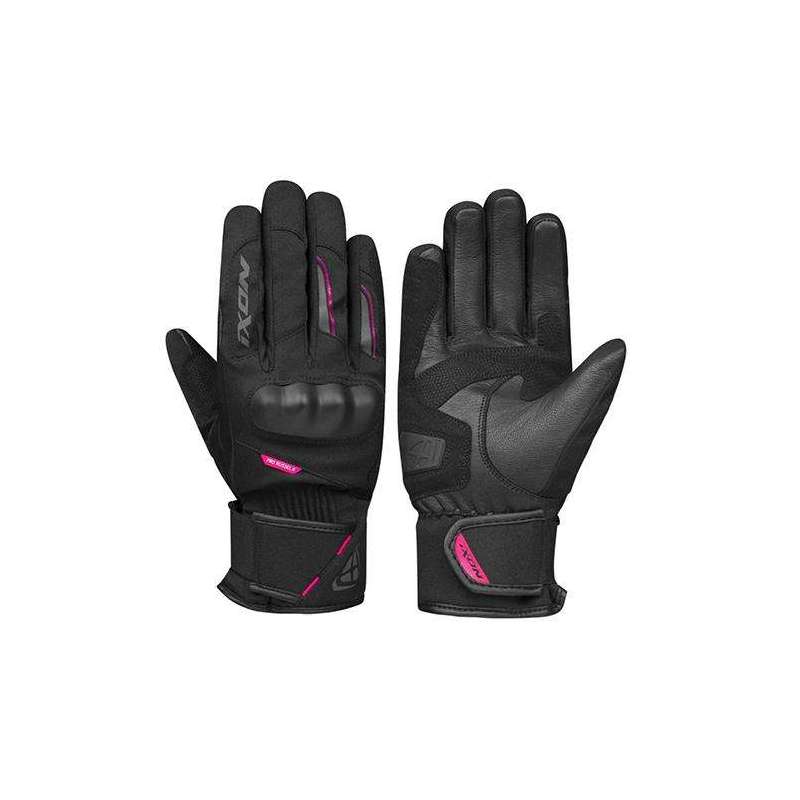 Gants IXON PRO RUSSEL 2 Hiver LADY NOIR/FUSHIA