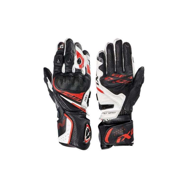 Gants IXON GP4 AIR NOIR/BLANC/ROUGE