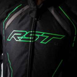 Veste RST S-1 textile - noir/gris/vert fluo