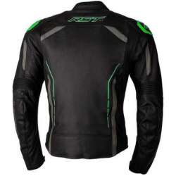 RST S1 CE Lederjacke - Schwarz/Grau/Neon Grün