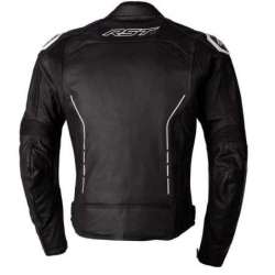 RST S1 CE Lederjacke - Schwarz/Schwarz/Weiß