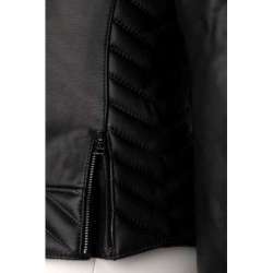 Veste femme RST Roadster 3 CE cuir - noir