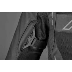 RST S-1 Mesh Leder-Jacke Herren - Schwarz