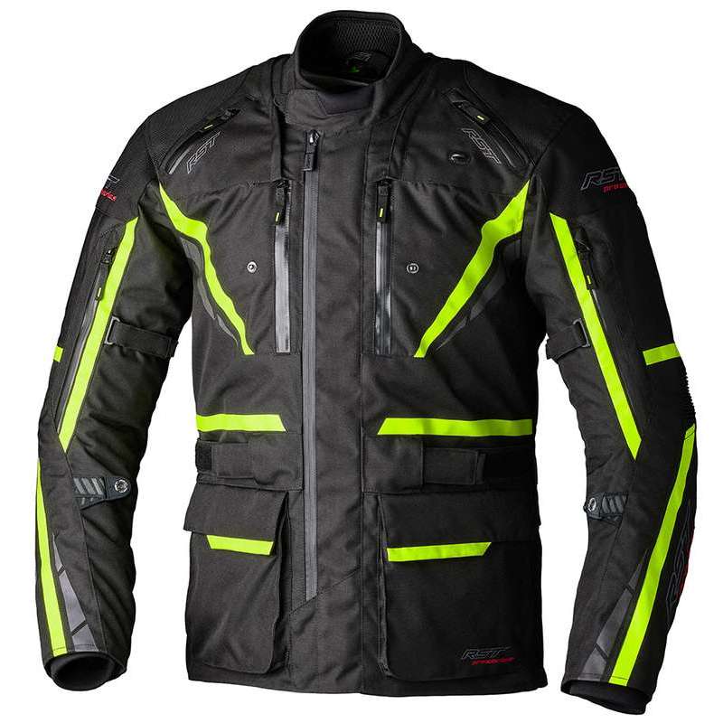 RST Pro Series Paragon 7 Textil-Jacke Herren - Schwarz/Flo Gelb