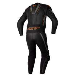 RST S1 CE Lederkombi - Schwarz/Grau/Neon Orange