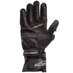 RST Pilot CE Leder Gloves Schwarz/Rot/Weiss