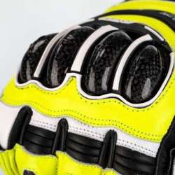 RST TracTech Evo 4 Leder Handschuhe Fluo Gelb/Schwarz