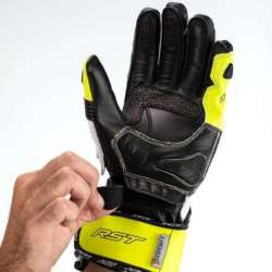 RST TracTech Evo 4 Leder Handschuhe Fluo Gelb/Schwarz