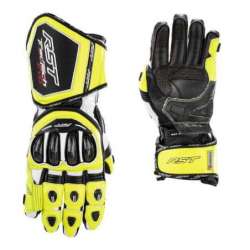 RST TracTech Evo 4 Leder Handschuhe Fluo Gelb/Schwarz