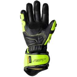 RST TracTech Evo 4 Leder Handschuhe - Neon Gelb/Schwarz
