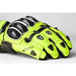 RST TracTech Evo 4 Leder Handschuhe - Neon Gelb/Schwarz