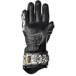 RST TracTech Evo 4 Leder Handschuhe - Schwarz/Schwarz/Weiss