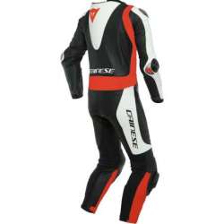 Cuir combinaisons perf. 1pce LAGUNA SECA 5 noir-blanc-rouge