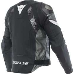 Veste En Cuir Avro 5 noir-blanc-anthracite