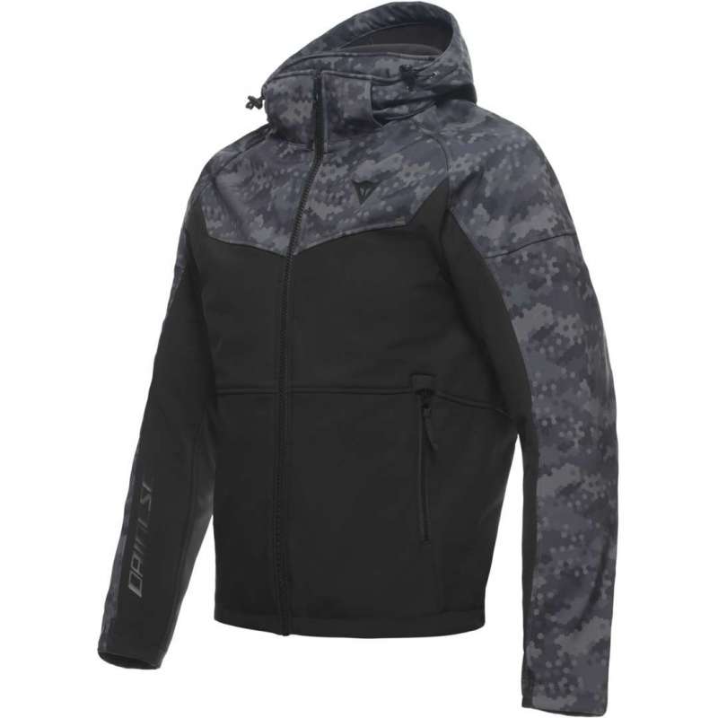 Jacke TEX IGNITE schwarz-camo grau