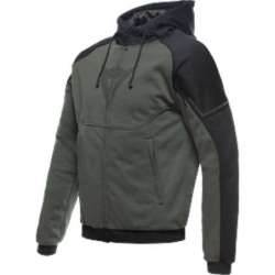 Hoodie Full Zip Daemon-X Sécurité vert-noir