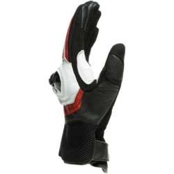 Gants Cuir Mig 3 Unisex noir-blanc-rouge