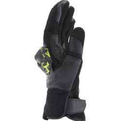 Gants Cuir Mig 3 Unisex noir-anthracite-fluo jaune