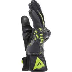 Gants Cuir Mig 3 Unisex noir-anthracite-fluo jaune