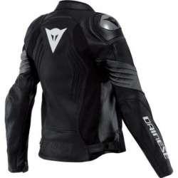 Veste Cuir Femmes Racing 4 noir