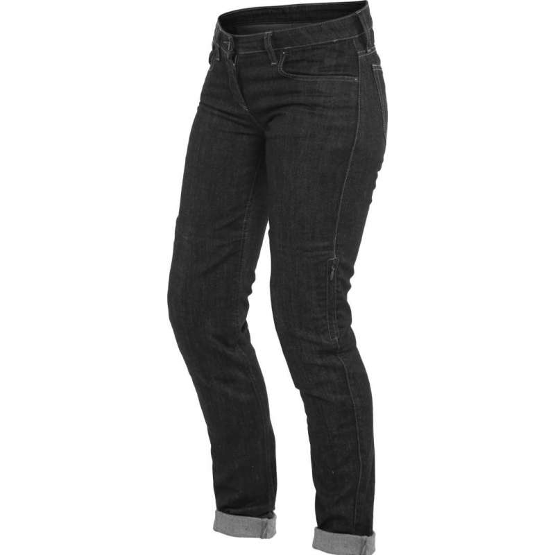 Pantalons DENIM SLIM TEX dames noir