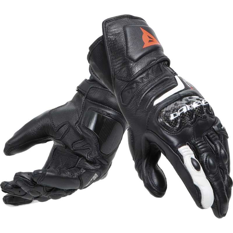 Gants cuir Carbon 4 Long Femmes noir-blanc