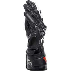 Gants cuir Carbon 4 Long Femmes noir-blanc