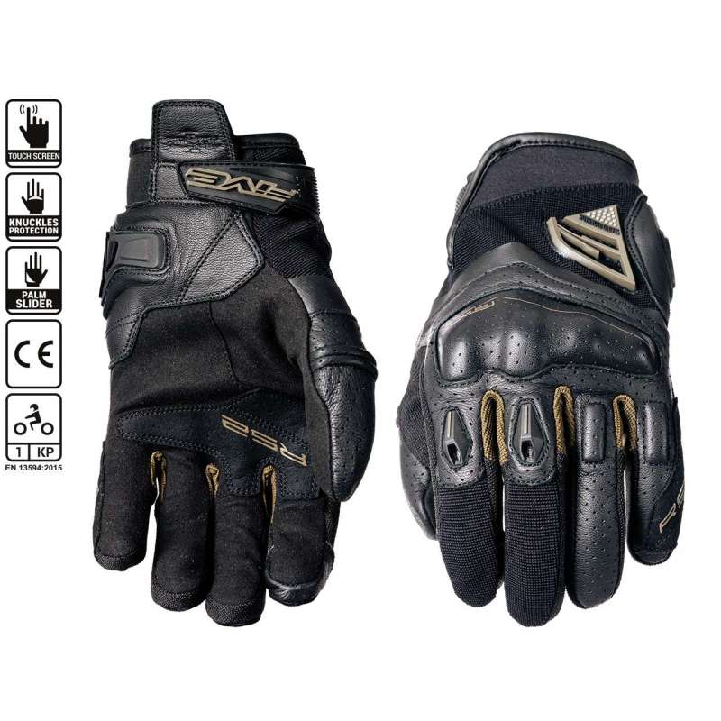 Five-Handschuhe RS2 Evo Schwarz/Kaki