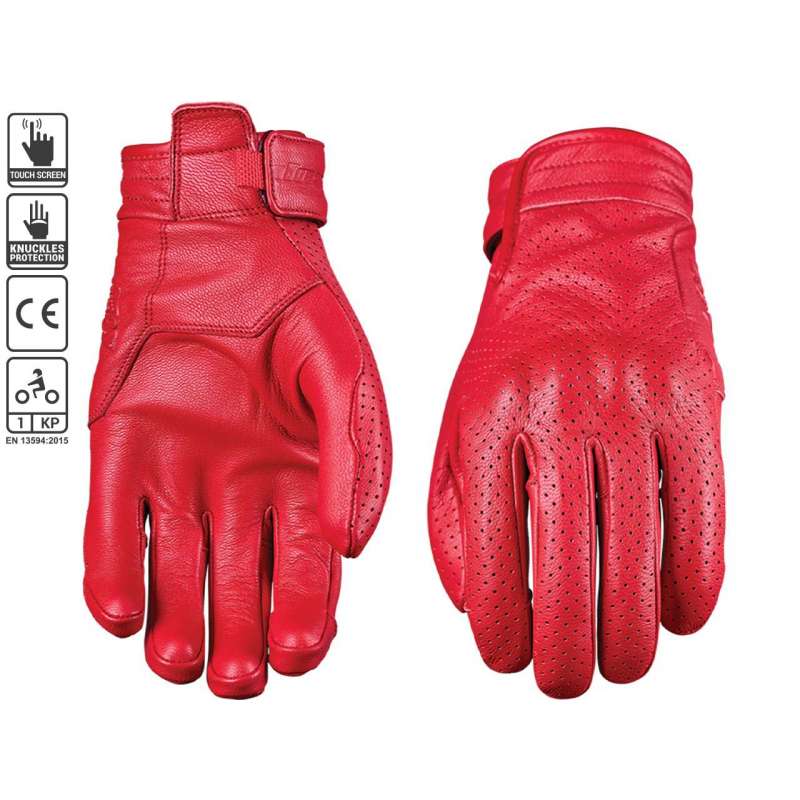 Five-Handschuhe Mustang Evo Frau Rot
