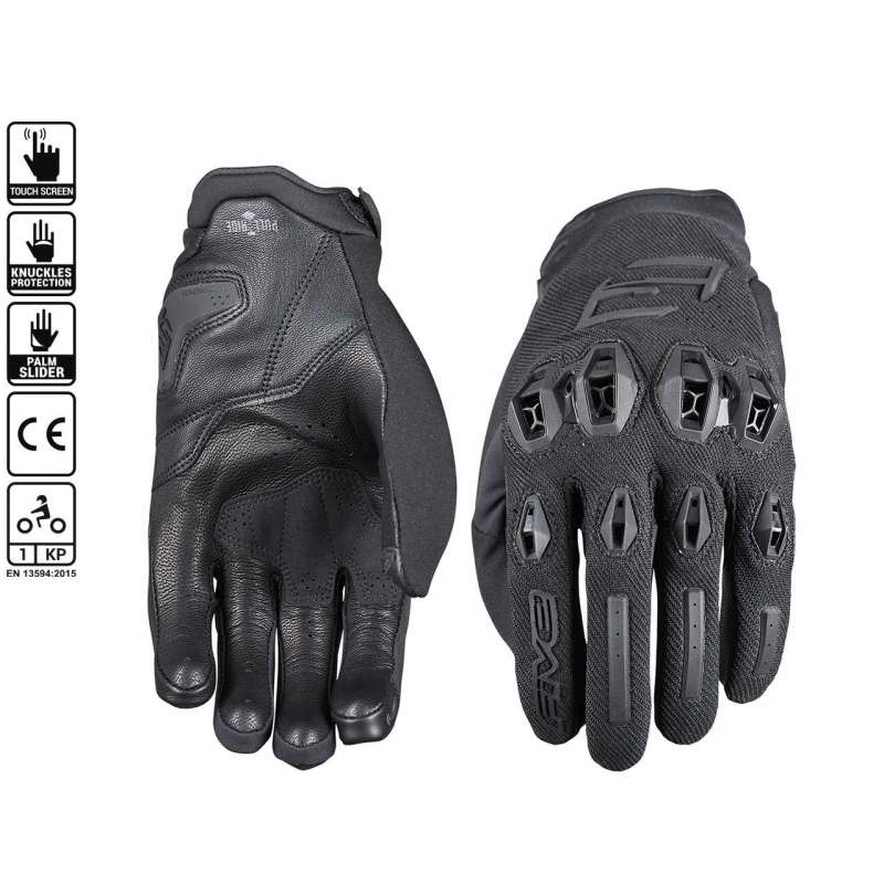 Five-Handschuhe Stunt Evo 2 Schwarz