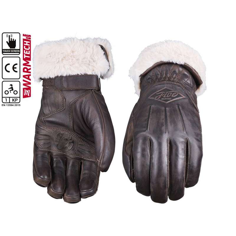 Five-Handschuhe Montana Braun Gewachst Frau