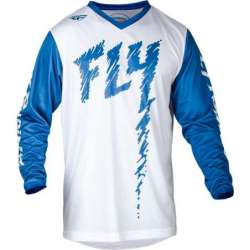 FLY RACING F-16 Kindertrikot - True Blue/weiß
