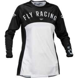 FLY RACING Lite Damen Trikot - Schwarz/Hellgrau