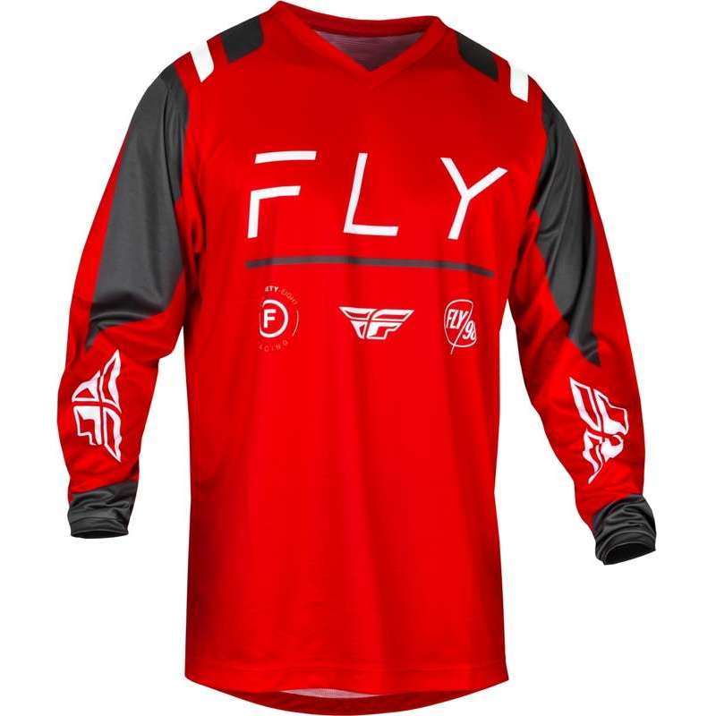 FLY RACING F-16 Trikot - rot/anthrazit/weiß