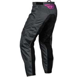 Kinderhose FLY RACING F-16 - grau/anthrazit/pink