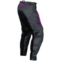Kinderhose FLY RACING F-16 - grau/anthrazit/pink